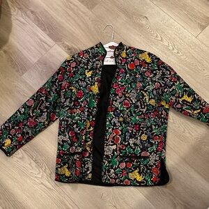 Handmade Teresa Crowninshield Multicolor Embroidered Jacket limited edition